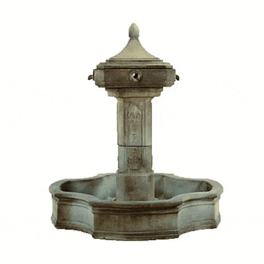 Marseille Pond Cast Stone Outdoor Fountain Fountain Tuscan